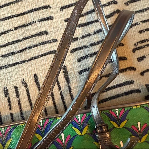 Vera Bradley Green and Pink Floral Tote - Picture 6 of 8